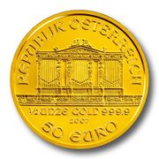 Avstrijski Dunajski filharmonik Au- 15,5517 g (1/2 oz.)